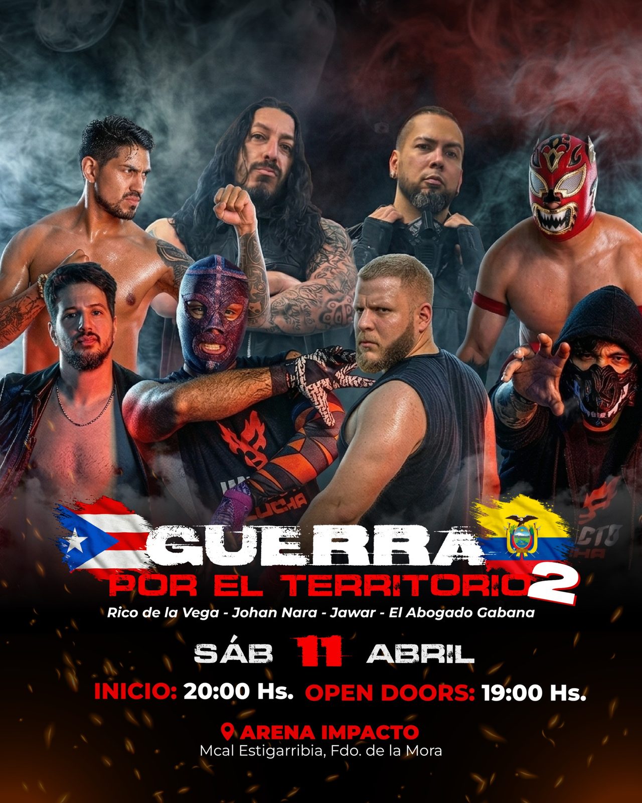 Cartelera Guerra por el Territorio 2